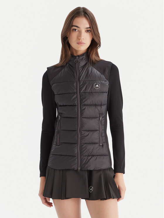 adidas by Stella McCartney adidas by Stella McCartney Sportovní vesta True Nature Golf JW2028 Černá Slim Fit