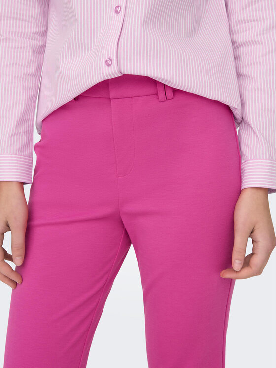 ONLY ONLY Hlače Peach 15298660 Ružičasta Flared Fit