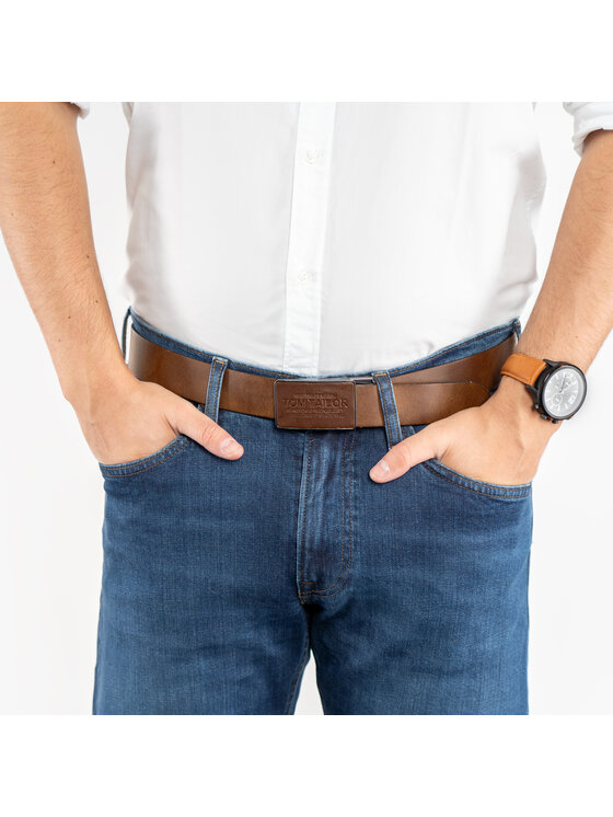 Tom Tailor Tom Tailor Cintura da uomo TOM TAILOR Marrone