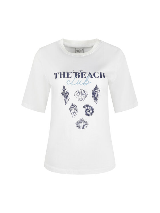 Cross Jeans Cross Jeans T-Shirt 56255-008 Biały
