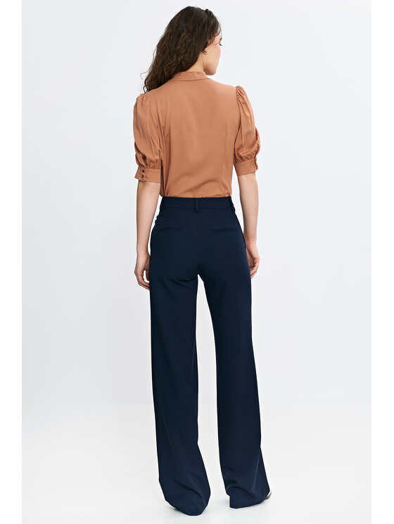 NIFE NIFE Halenka B189 Hnědá Regular Fit