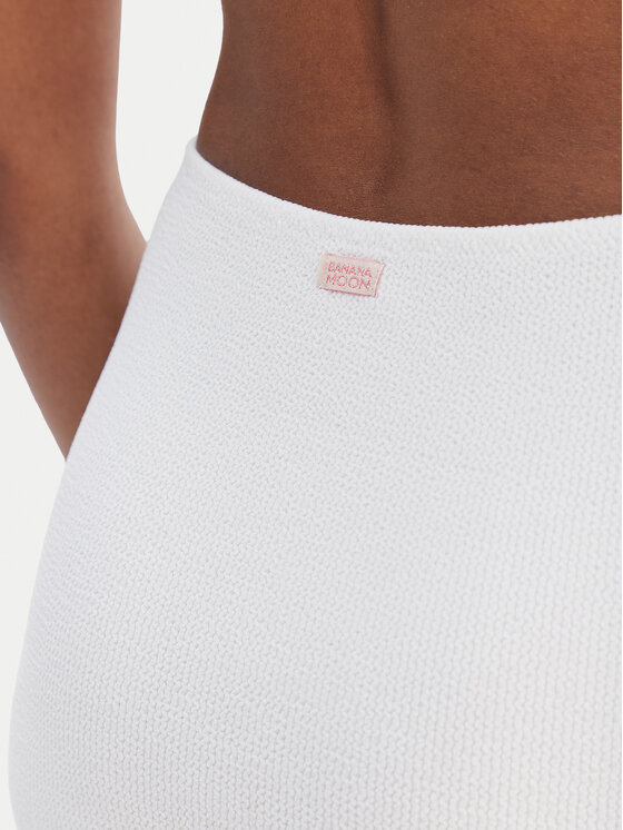 Banana Moon Banana Moon Ljetna haljina Friday Scrunchy JAA10 Bijela Slim Fit