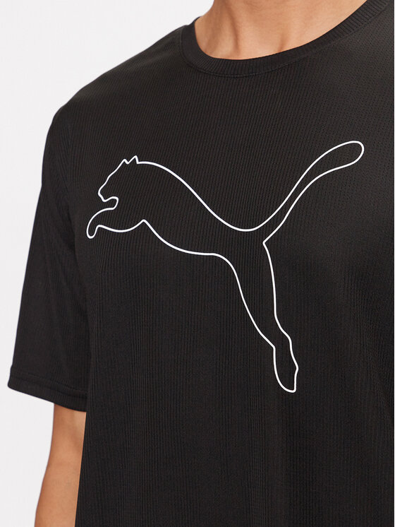 Puma Puma Tricou tehnic Performance Cat Tee 520315 Negru Regular Fit