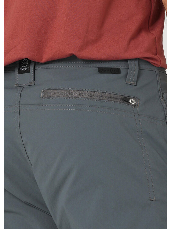Wrangler Wrangler Spodnie materiałowe NS715 Convertible Trail Jogger Szary Regular Fit
