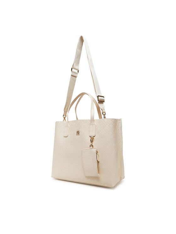 Tommy Hilfiger Tommy Hilfiger Сумка Th Distinct Satchel Mono AW0AW17174 Бежевий