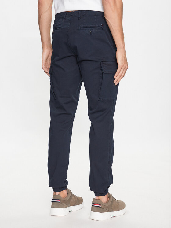 Tommy Hilfiger Tommy Hilfiger Jogger nohavice Chelsea MW0MW31149 Tmavomodrá Relaxed Fit