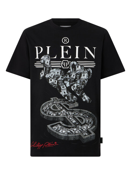 PHILIPP PLEIN PHILIPP PLEIN T-Shirt 31105 Czarny Regular Fit