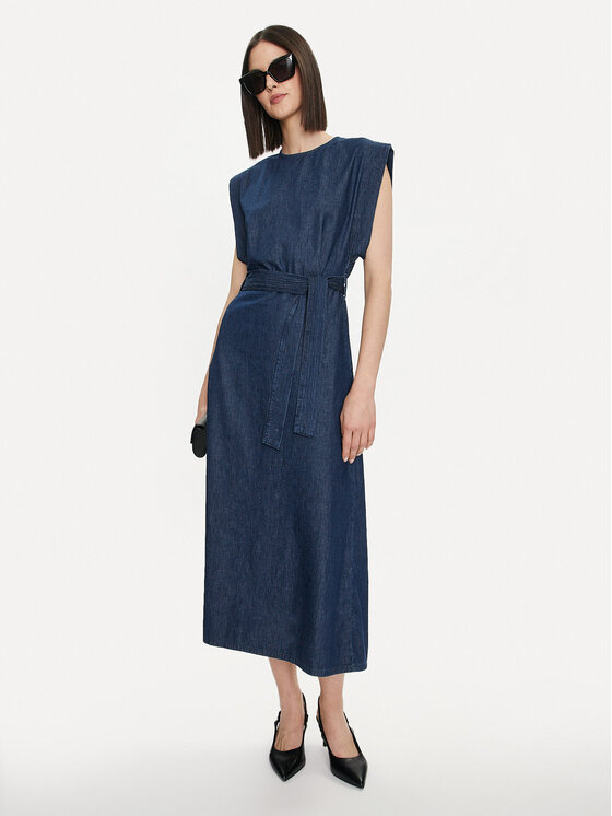 United Colors Of Benetton United Colors Of Benetton Φόρεμα τζιν 4PMVDV084 Μπλε Regular Fit