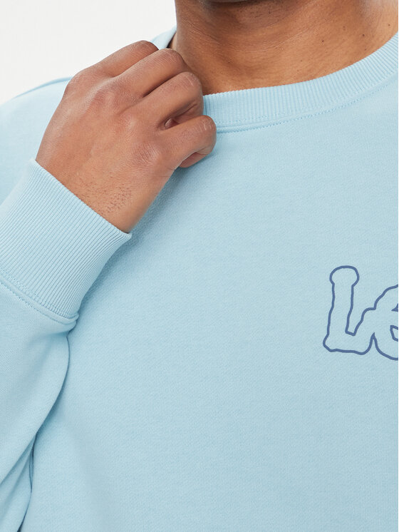 Lee Lee Mikina Wobbly 112349357 Modrá Regular Fit