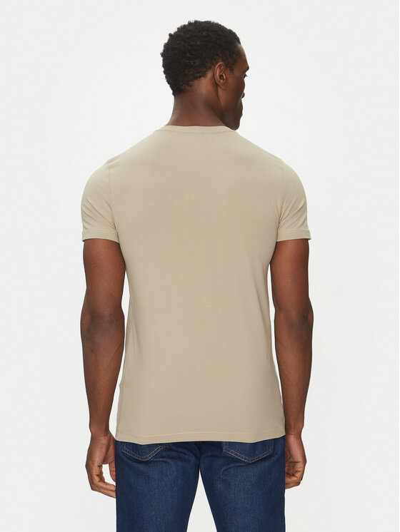 Calvin Klein Calvin Klein T-särk K10K112724 Beež Slim Fit