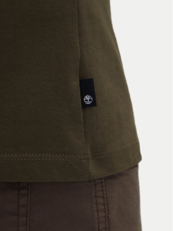 Timberland Timberland Póló TB0A2G8S Zöld Regular Fit