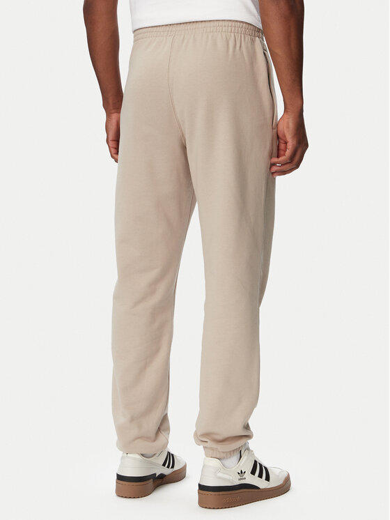 adidas adidas Παντελόνι φόρμας Trefoil Essentials French Terry KT2454 Μπεζ Regular Fit