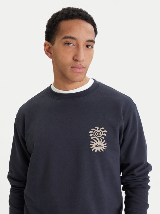 Quiksilver Quiksilver Mikina Salt Water EQYFT05196 Tmavomodrá Regular Fit