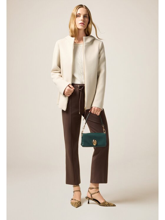 Oltre Oltre Pantaloni di tessuto P263R009066N032 Marrone Boy Fit