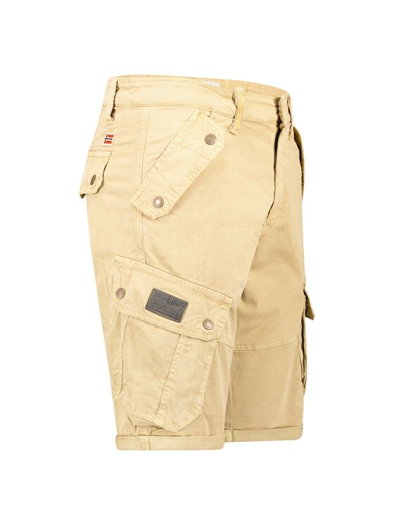 Geographical Norway Geographical Norway Bermudy SX1427H/GNO-Beige Beżowy Regular Fit