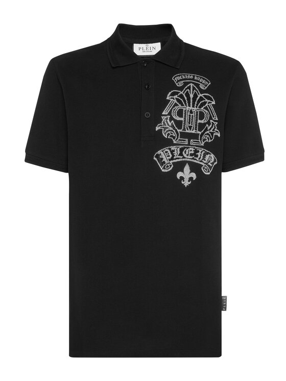 PHILIPP PLEIN PHILIPP PLEIN Polo 24857 Nero Slim Fit