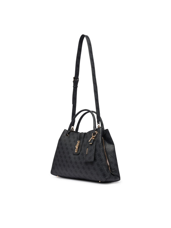 Guess Guess Geantă Yvonne Logo HWSG23 78220 Gri închis