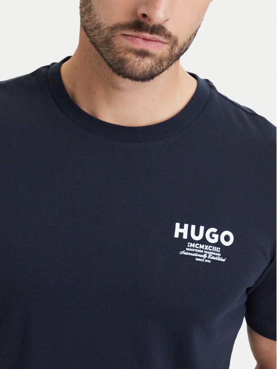HUGO HUGO T-shirt Nesptee 50572740 Tamnoplava Regular Fit