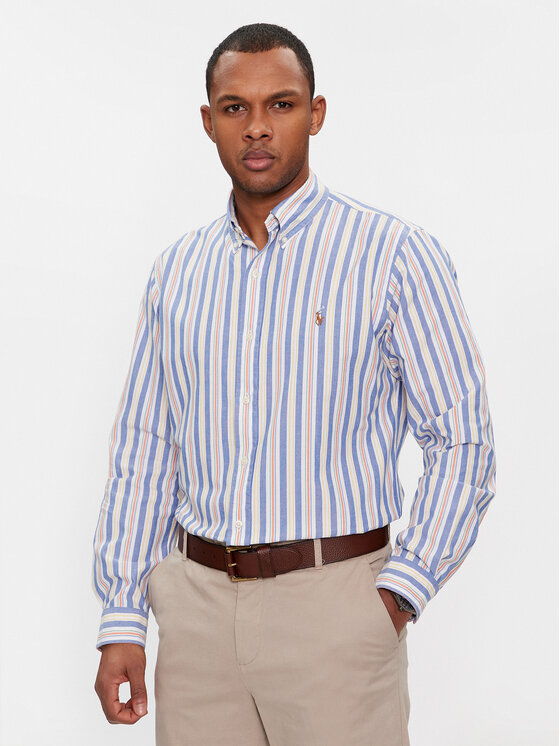 Polo Ralph Lauren Polo Ralph Lauren Srajca 710928920003 Modra Custom Fit