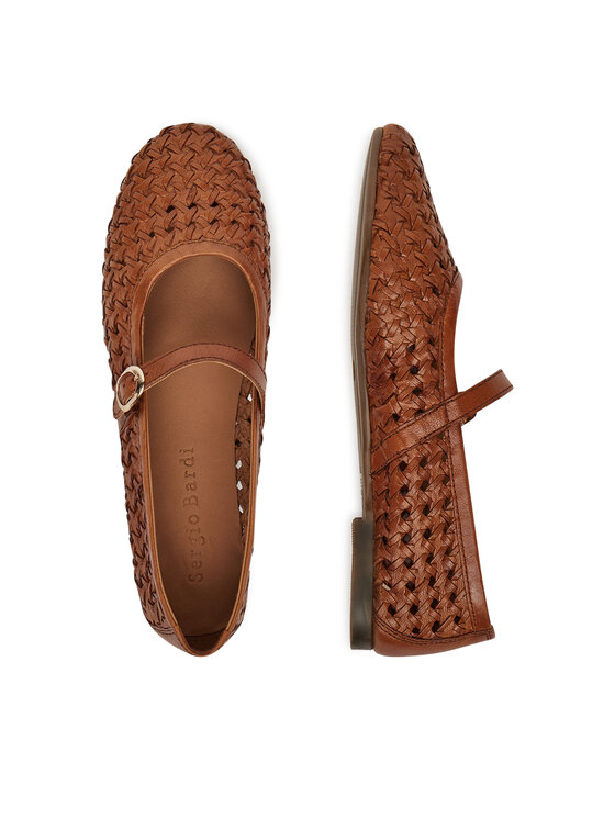 Sergio Bardi Sergio Bardi Μπαλαρίνες WI45-F1104-01SB Καφέ