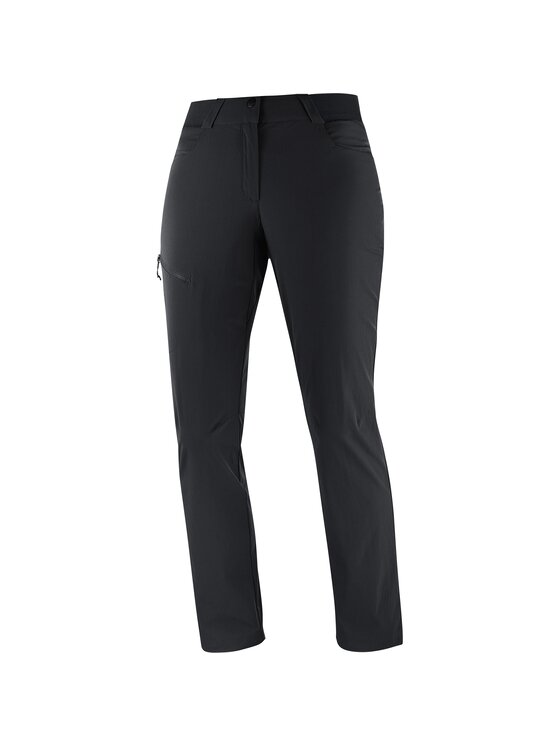 Salomon Salomon Spodnie outdoor WAYFARER PANTS W Czarny Active Fit