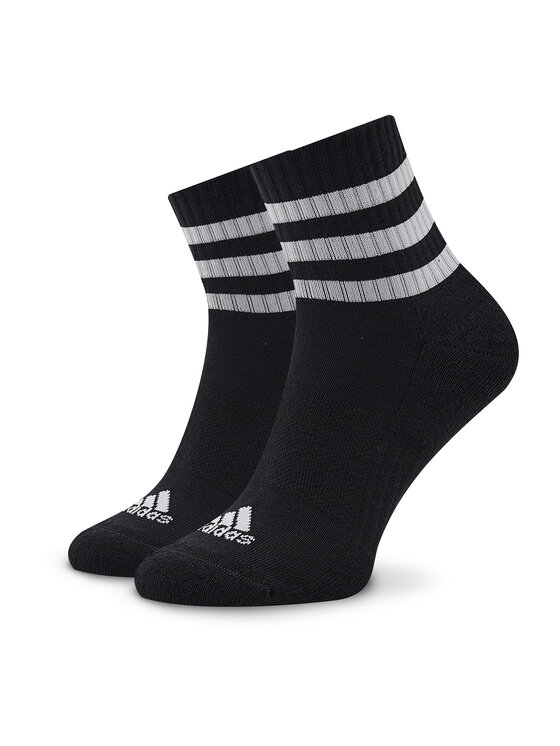 adidas adidas Skarpety krótkie 3-Stripes Cushioned Sportswear Mid-Cut Socks 3 Pairs IC1318 Szary