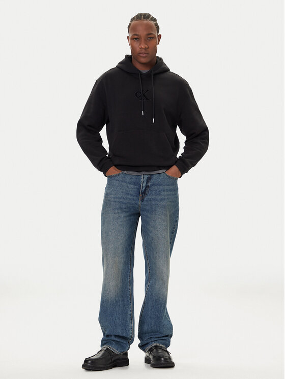 Calvin Klein Jeans Calvin Klein Jeans Суитшърт LV04RD250G Черен Regular Fit
