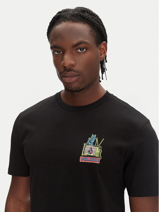 Volcom Volcom Футболка Catv A3512552 Чорний Classic Fit
