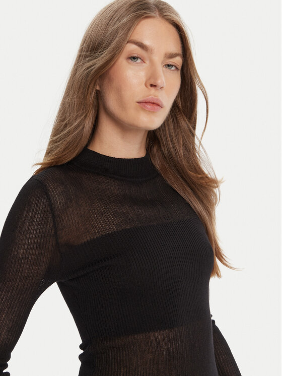 HUGO HUGO Džemperis Slumy_B 50543045 Melns Slim Fit