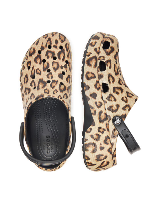 Crocs Crocs Şlapi BAYA PLATFORM CLOG 208712-0C4 Bej