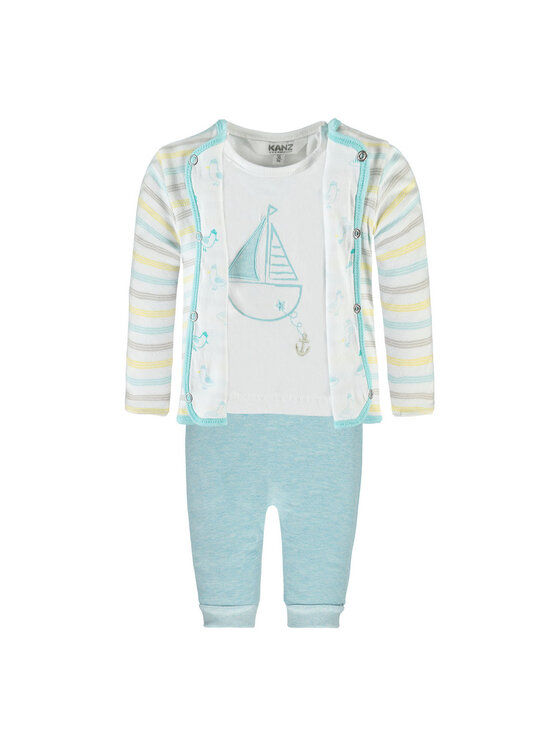 Kanz Kanz Komplet dziecięcy 1712656 Szary Basic Fit