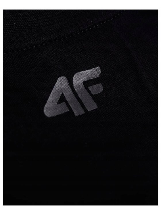 4F 4F T-Shirt TTSHM488 Czarny Comfortable Fit