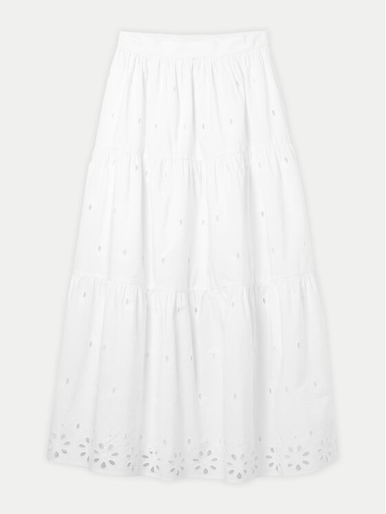 Desigual Desigual Maxi suknja Vicenza 24SWFW05 Bijela Regular Fit