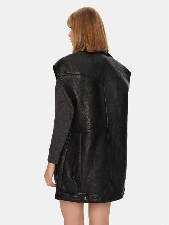 Gestuz Gestuz Bodywarmer Gelly 10909519 Schwarz Regular Fit