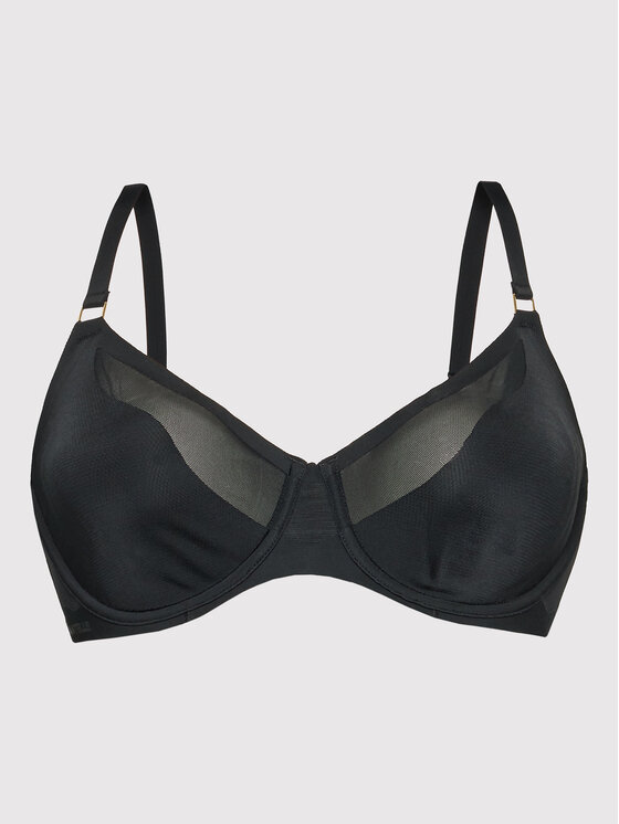 Chantelle Biustonosz z fiszbiną Pure Light C10M10 Czarny Modivo.pl