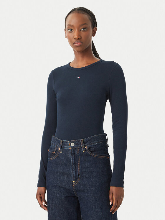 Tommy Hilfiger Set de bluze Essential DW0DW17716 Colorat Slim Fit