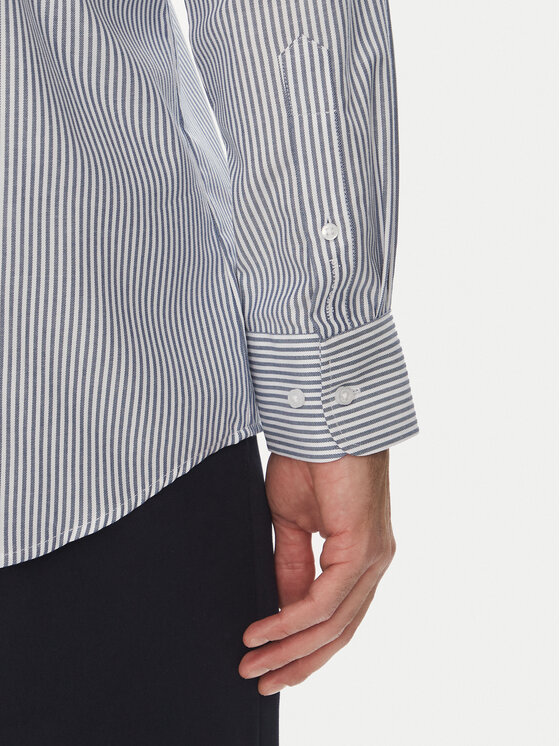 Pierre Cardin Pierre Cardin Koszula C6 11004.0406 Niebieski Modern Fit