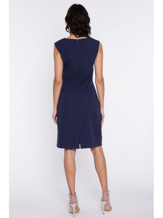 NIFE NIFE Každodenní šaty S293 Tmavomodrá Modern Relaxed Fit