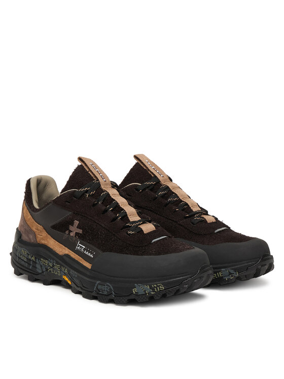 Premiata Premiata Sneakersy Devin Var 500 Brązowy ciemny