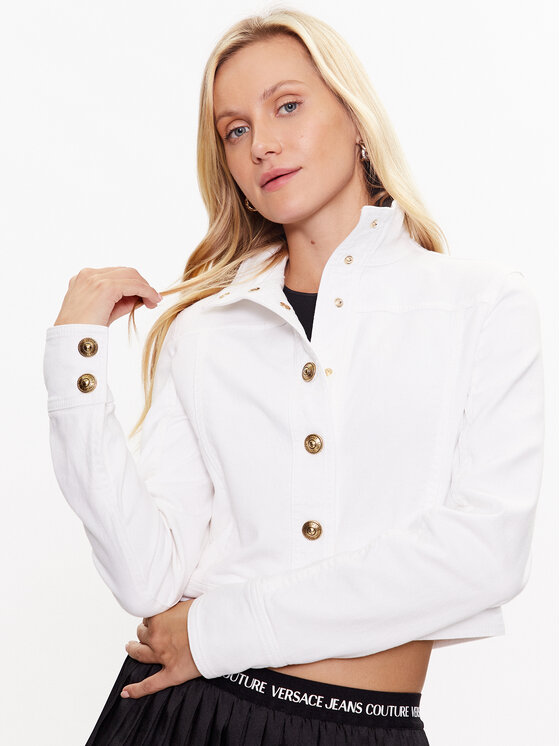 Versace Jeans Couture Versace Jeans Couture Джинсова куртка 74HAS404 Білий Regular Fit