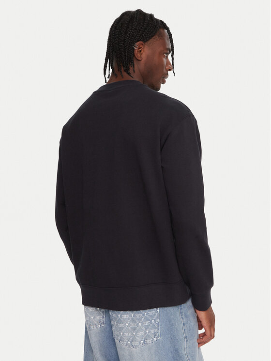 Quiksilver Quiksilver Pulóver Dna EQYFT05120 Fekete Oversize
