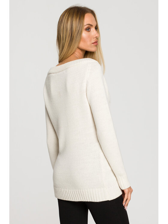 Made of Emotion Made of Emotion Sweter M711 Szary