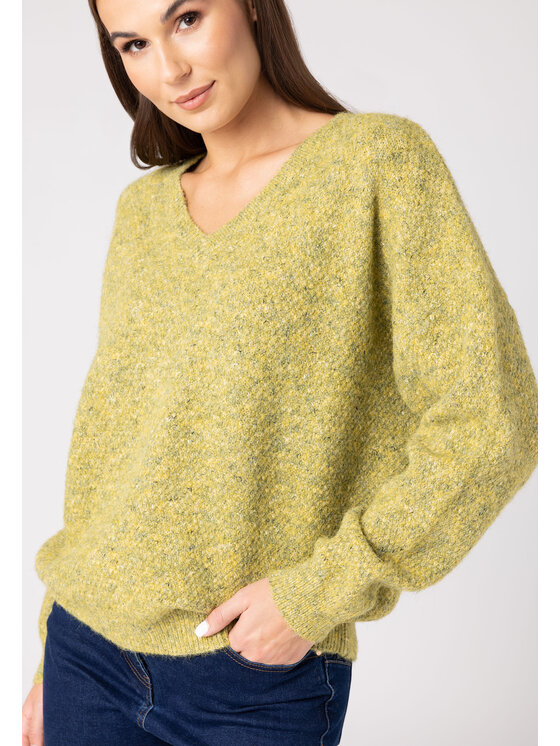 QUIOSQUE QUIOSQUE Sweter QUIOSQUE 6VD001940 Zielony Regular Fit