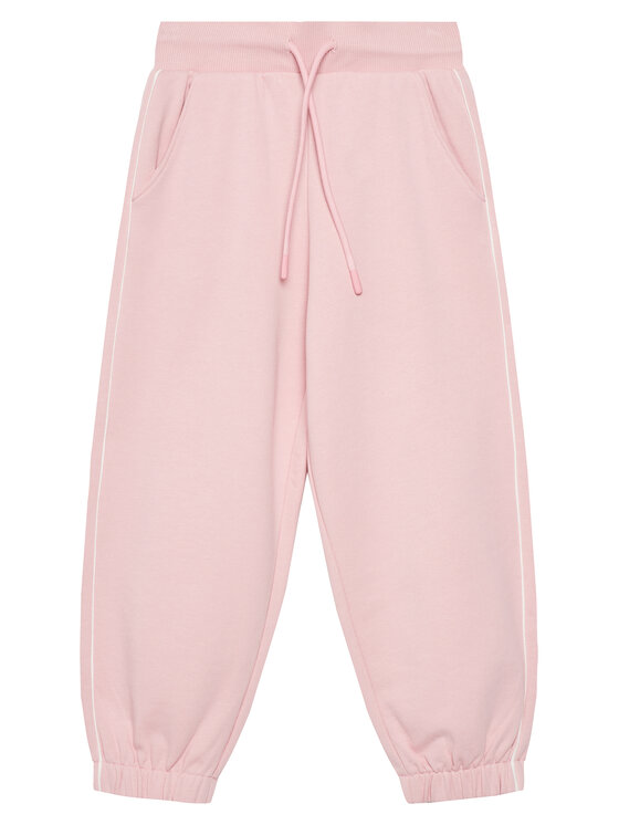 United Colors Of Benetton Spodnie dresowe 3UNICF060 Różowy Relaxed Fit