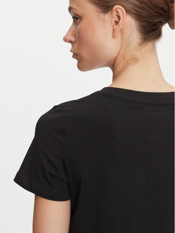 4F 4F T-Shirt 4FWAW24TTSHF1650 Czarny Regular Fit