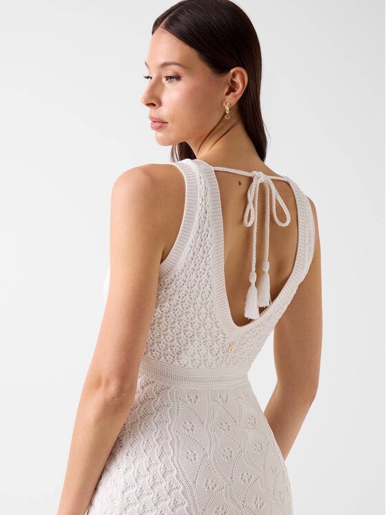 Guess Guess Sukienka codzienna 182914 Biały Classic Fit