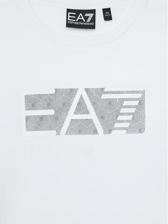 EA7 Emporio Armani EA7 Emporio Armani Majica 7B000036 AF10378 U0002 Bela Regular Fit