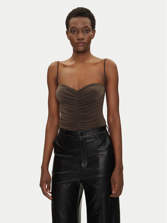 NORMA KAMALI Body KK424XPLH21823 Hnedá Regular Fit