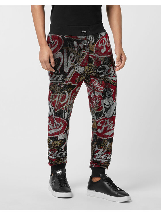 PHILIPP PLEIN PHILIPP PLEIN Spodnie dresowe 25991 Czarny Jogger Fit