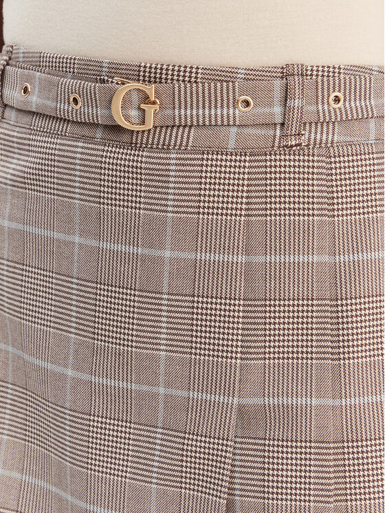 Guess Guess Miniszoknya W6RD55 WJ642 Barna Regular Fit